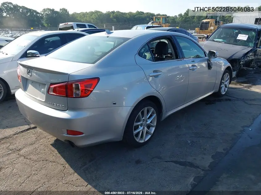 2011 Lexus Is 250 VIN: JTHCF5C22B5046083 Lot: 45615933
