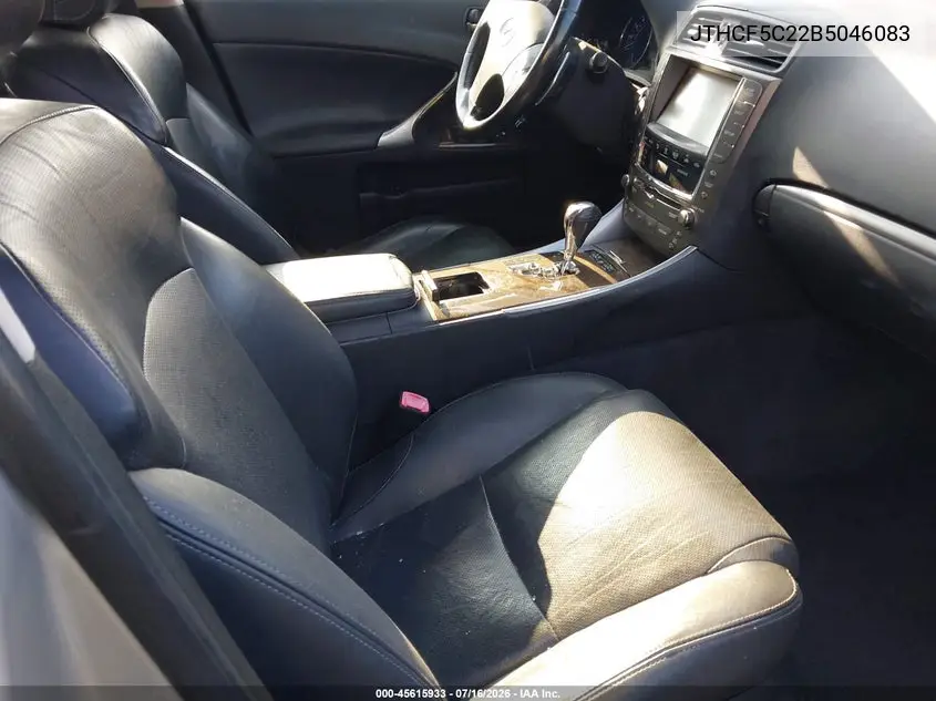 2011 Lexus Is 250 VIN: JTHCF5C22B5046083 Lot: 45615933