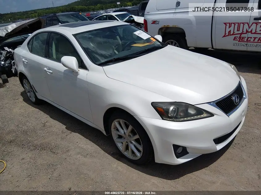 2011 Lexus Is 250 VIN: JTHCF5C21B5047368 Lot: 45623723