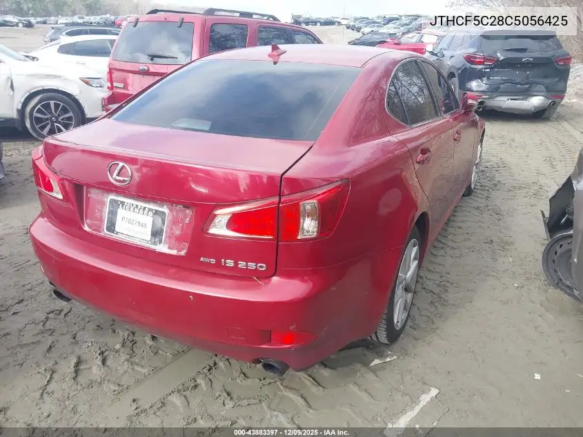 JTHCF5C28C5056425 2012 Lexus Is 250