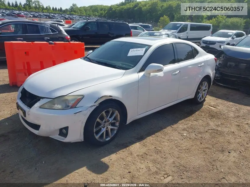 2012 Lexus Is 250 VIN: JTHCF5C24C5060357 Lot: 45245631