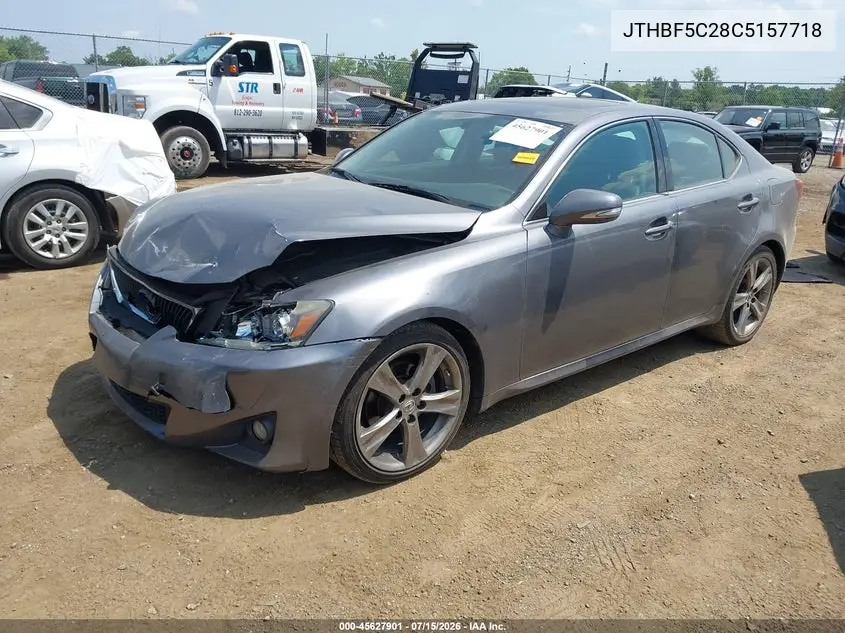 2012 Lexus Is 250 VIN: JTHBF5C28C5157718 Lot: 45627901