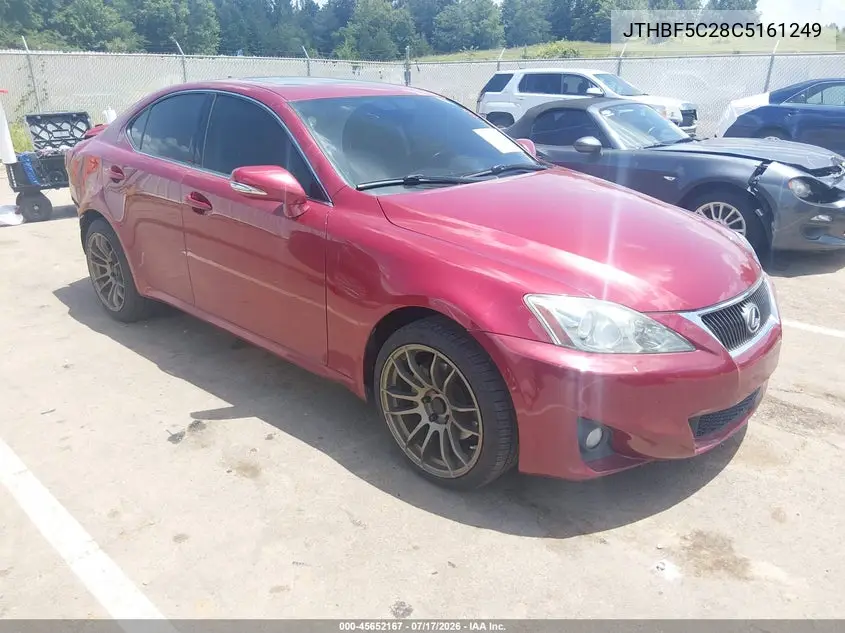2012 Lexus Is 250 VIN: JTHBF5C28C5161249 Lot: 45652167