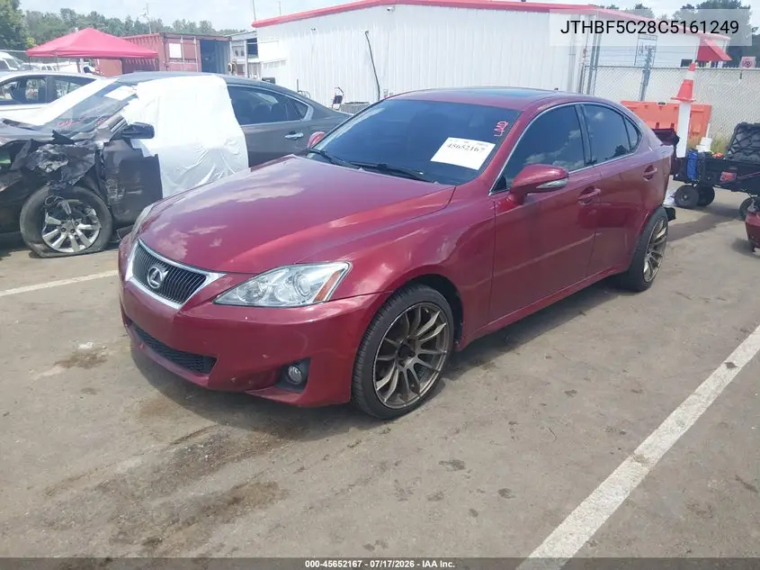 2012 Lexus Is 250 VIN: JTHBF5C28C5161249 Lot: 45652167