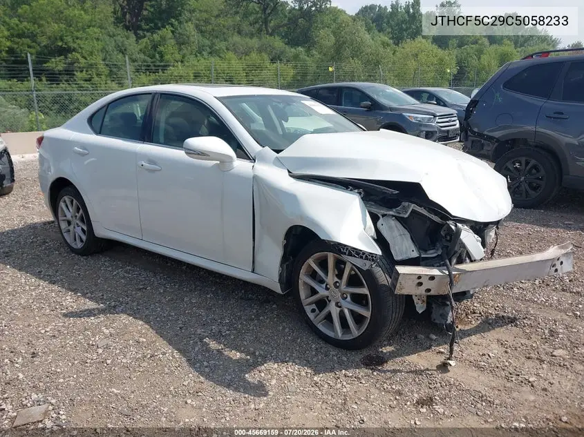 2012 Lexus Is 250 VIN: JTHCF5C29C5058233 Lot: 45669159