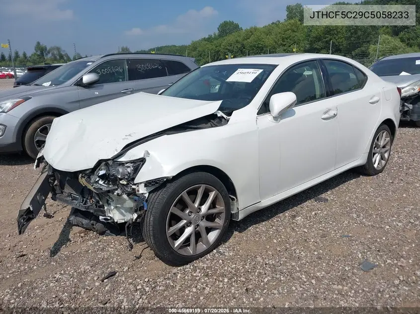 2012 Lexus Is 250 VIN: JTHCF5C29C5058233 Lot: 45669159