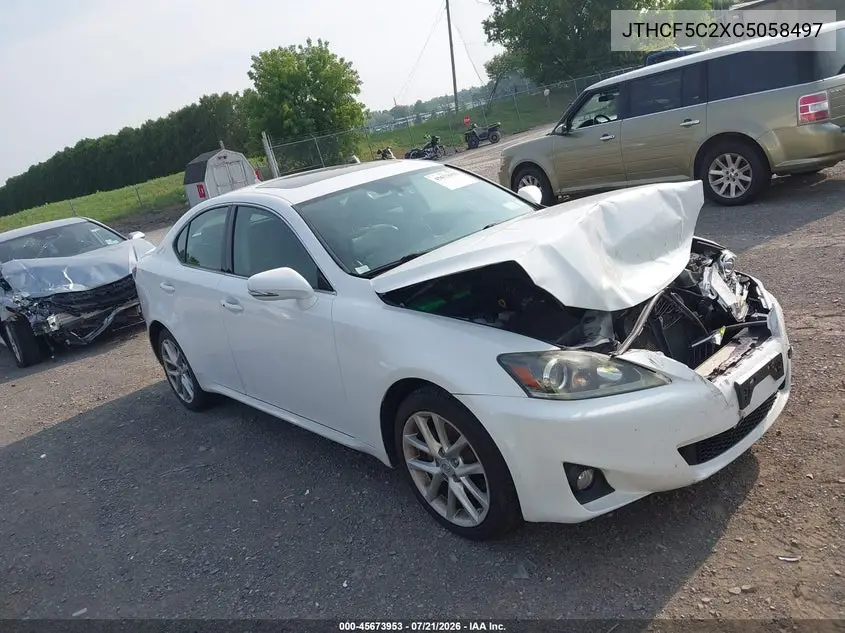 2012 Lexus Is 250 VIN: JTHCF5C2XC5058497 Lot: 45673953