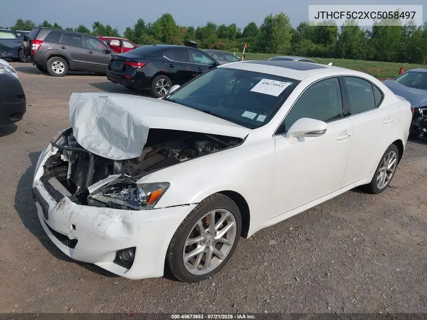 2012 Lexus Is 250 VIN: JTHCF5C2XC5058497 Lot: 45673953