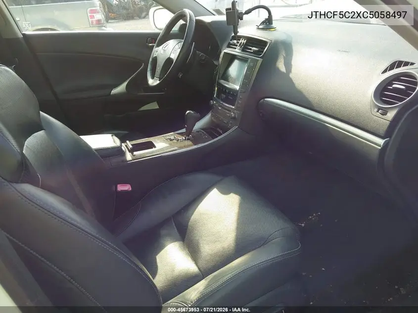 2012 Lexus Is 250 VIN: JTHCF5C2XC5058497 Lot: 45673953