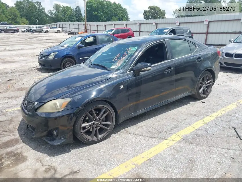 2013 Lexus Is 250 VIN: JTHBF5C27D5185270 Lot: 45563179