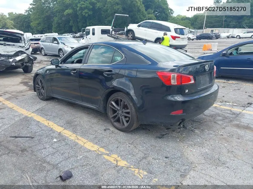 2013 Lexus Is 250 VIN: JTHBF5C27D5185270 Lot: 45563179