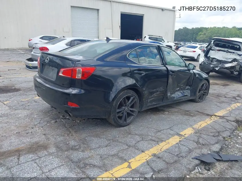 2013 Lexus Is 250 VIN: JTHBF5C27D5185270 Lot: 45563179