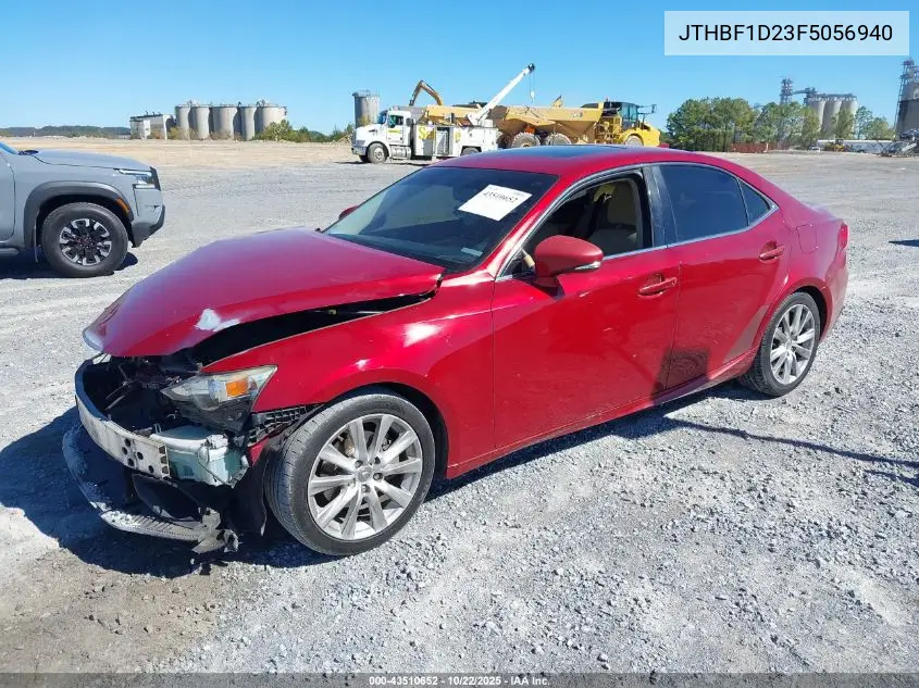 JTHBF1D23F5056940 2015 Lexus Is 250