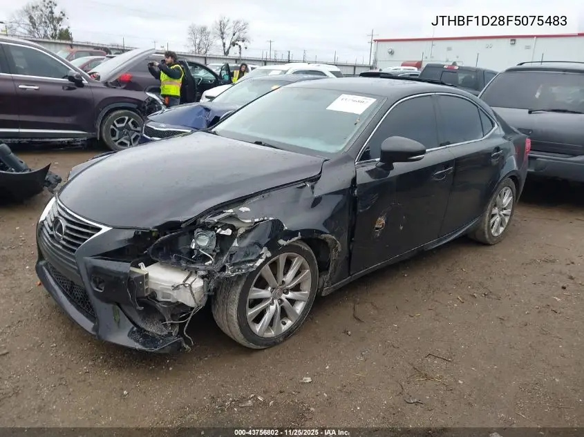 JTHBF1D28F5075483 2015 Lexus Is 250