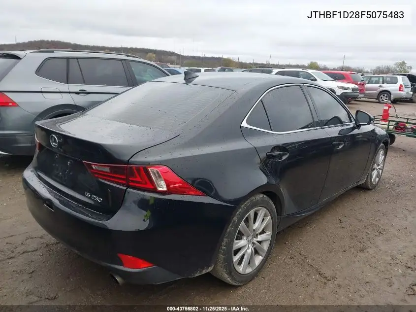 JTHBF1D28F5075483 2015 Lexus Is 250