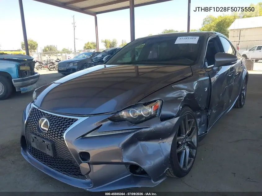 2015 Lexus Is 250 VIN: JTHBF1D28F5075550 Lot: 45585364
