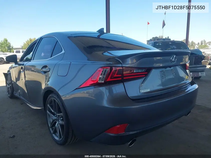 2015 Lexus Is 250 VIN: JTHBF1D28F5075550 Lot: 45585364