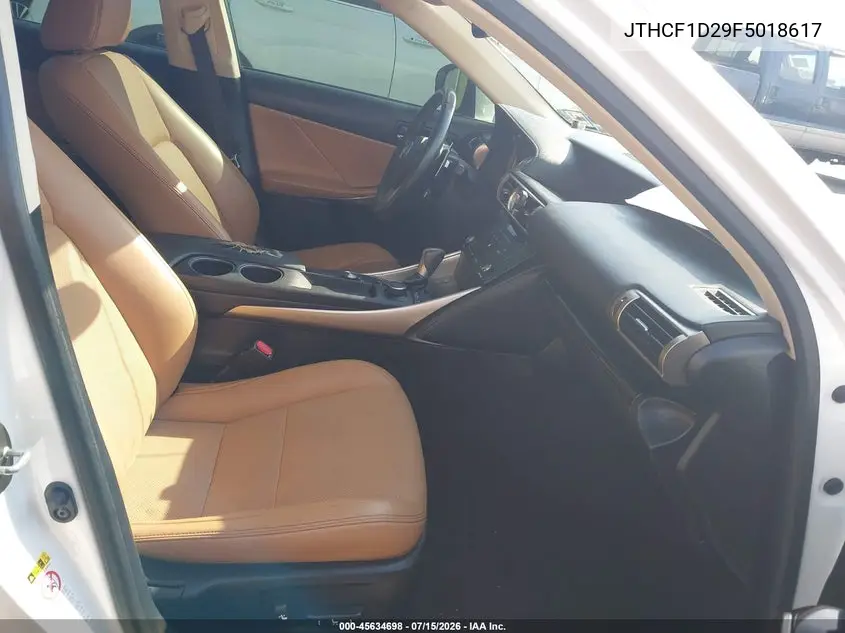 2015 Lexus Is 250 VIN: JTHCF1D29F5018617 Lot: 45634698