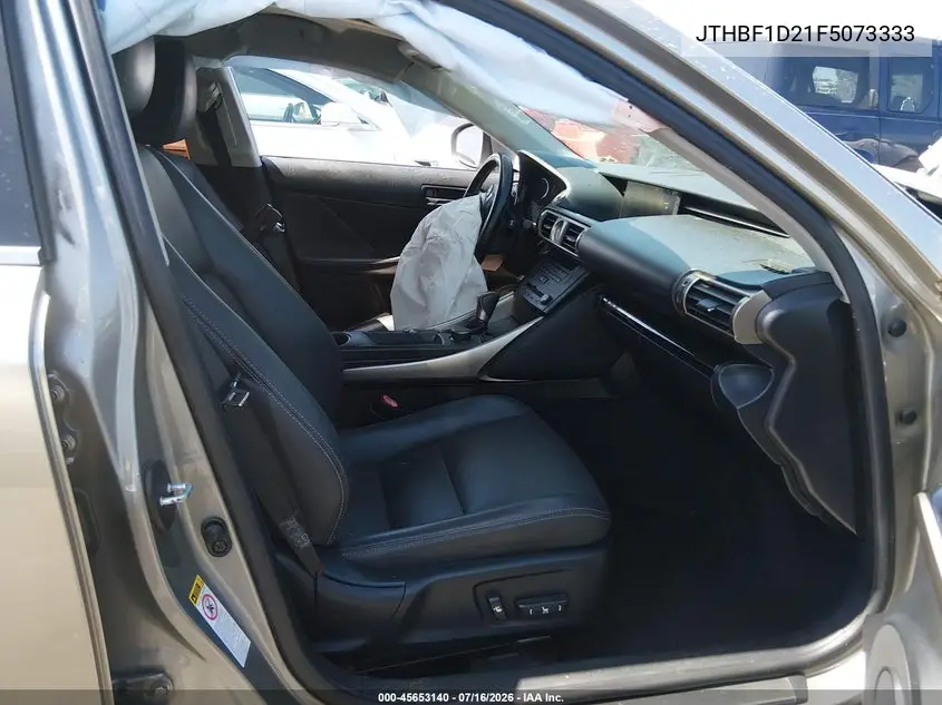2015 Lexus Is 250 VIN: JTHBF1D21F5073333 Lot: 45653140
