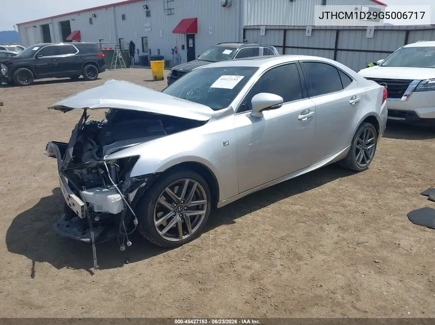 2016 Lexus Is 300 VIN: JTHCM1D29G5006717 Lot: 45427153