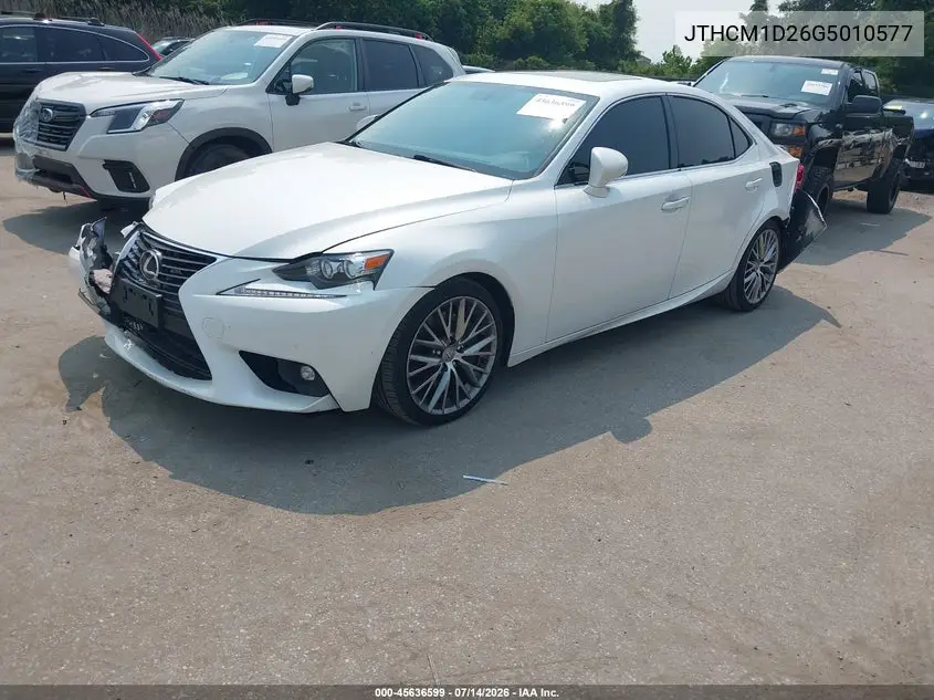 2016 Lexus Is 300 VIN: JTHCM1D26G5010577 Lot: 45636599