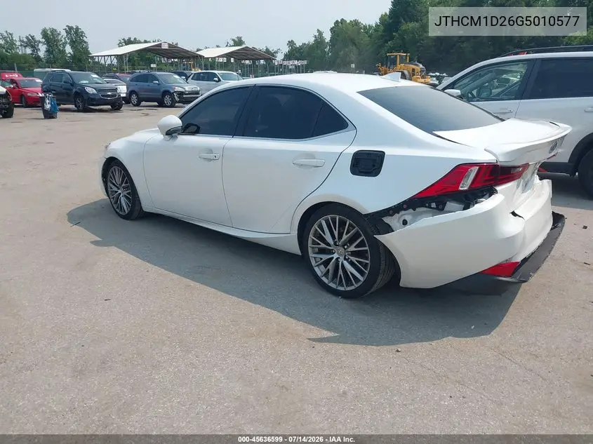 2016 Lexus Is 300 VIN: JTHCM1D26G5010577 Lot: 45636599