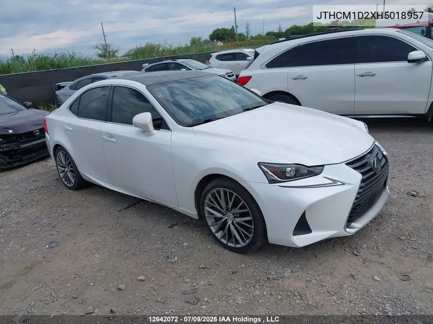 2017 Lexus Is 300 300 VIN: JTHCM1D2XH5018957 Lot: 12642072