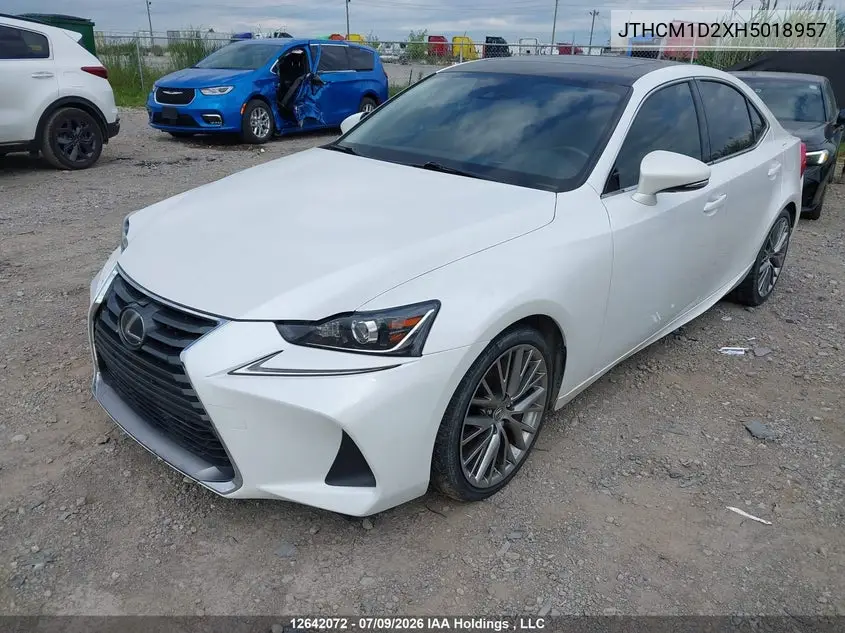2017 Lexus Is 300 300 VIN: JTHCM1D2XH5018957 Lot: 12642072