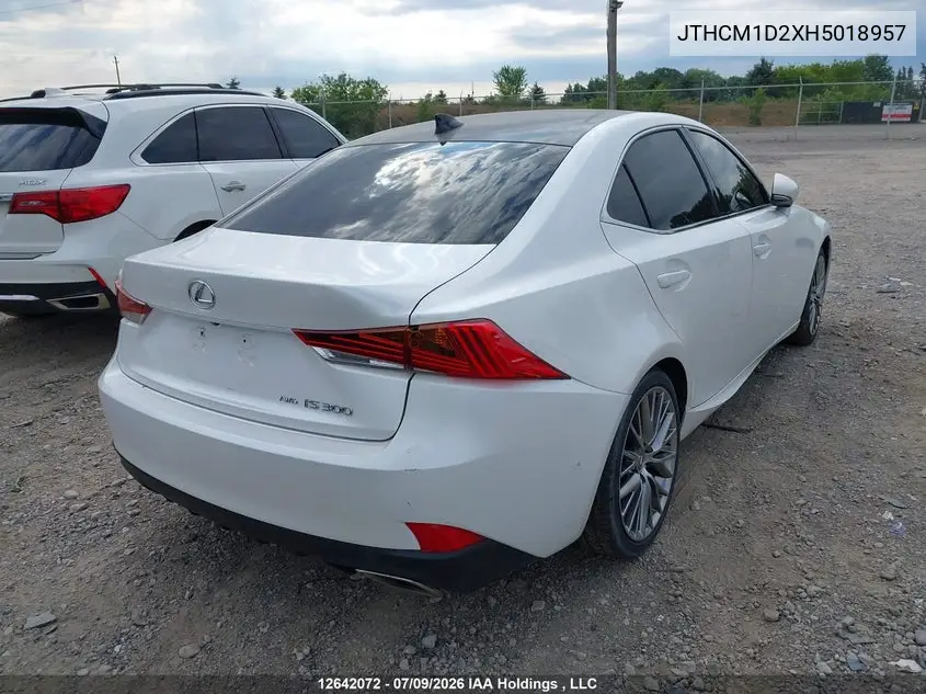 2017 Lexus Is 300 300 VIN: JTHCM1D2XH5018957 Lot: 12642072