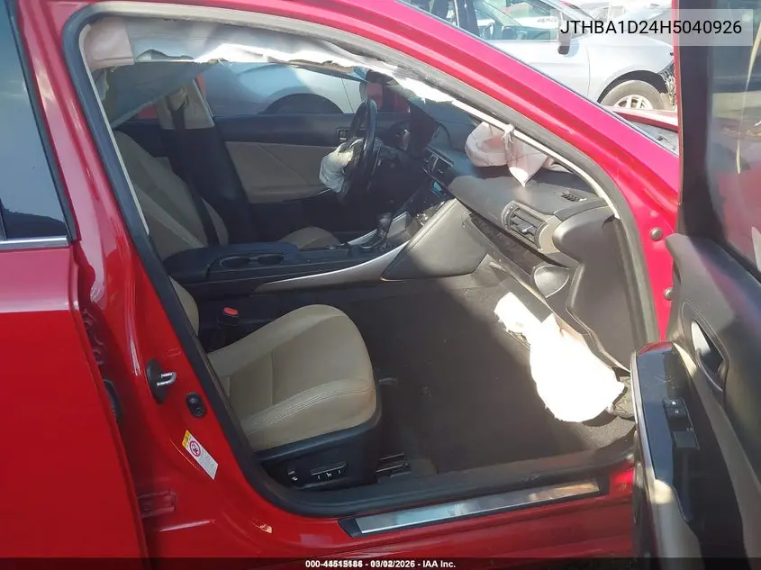 JTHBA1D24H5040926 2017 Lexus Is 200T