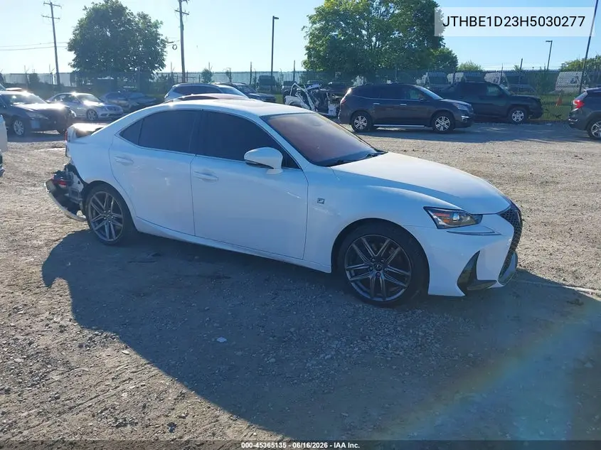 2017 Lexus Is 350 VIN: JTHBE1D23H5030277 Lot: 45365135