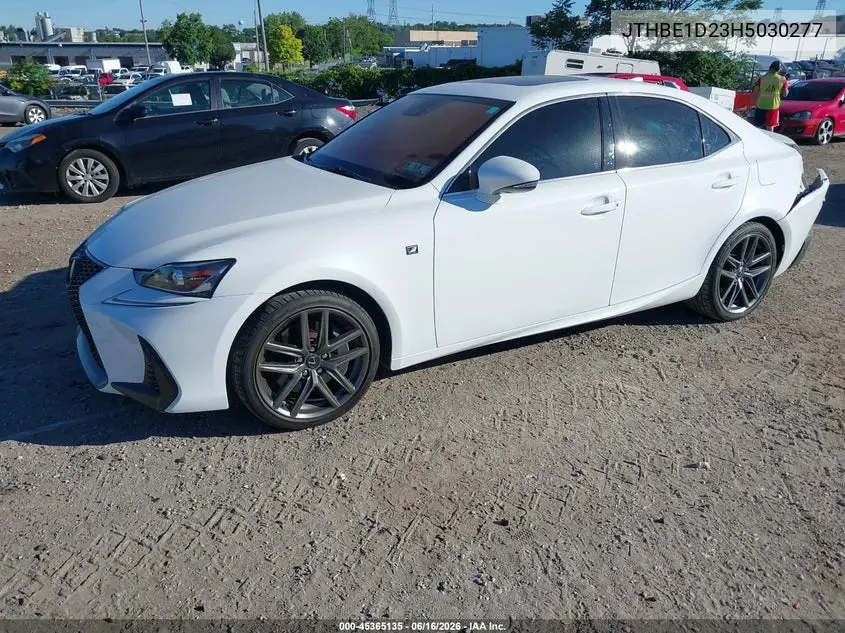 2017 Lexus Is 350 VIN: JTHBE1D23H5030277 Lot: 45365135