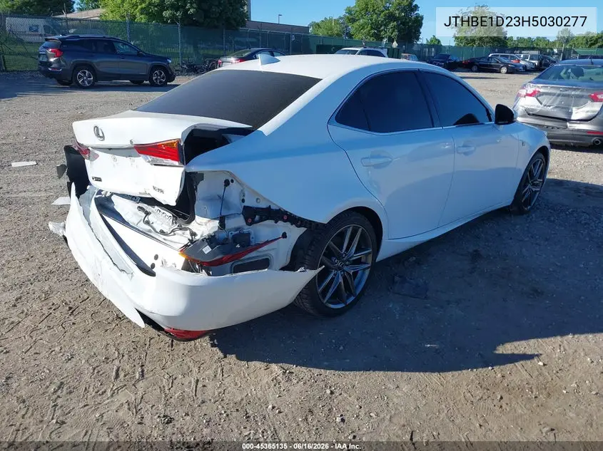 2017 Lexus Is 350 VIN: JTHBE1D23H5030277 Lot: 45365135