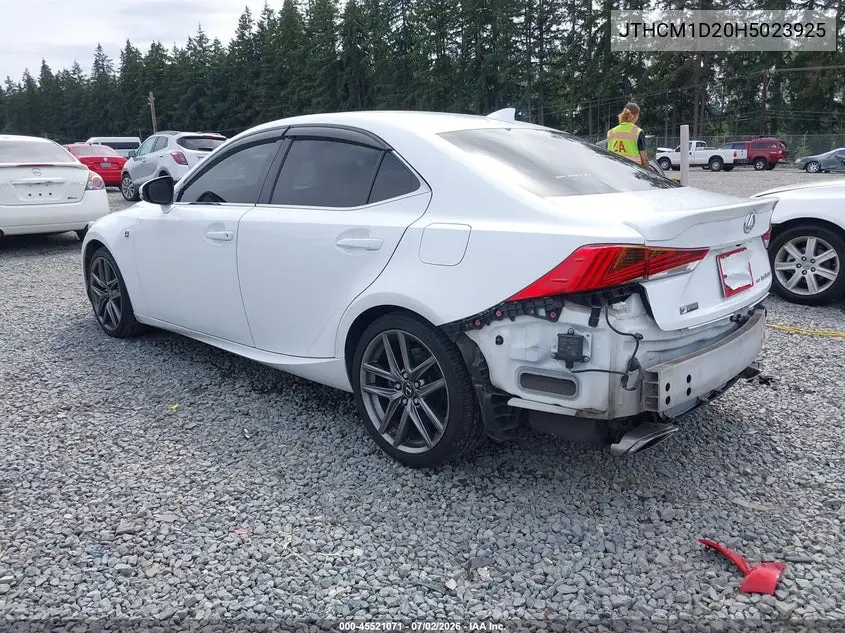 2017 Lexus Is 300 VIN: JTHCM1D20H5023925 Lot: 45521071
