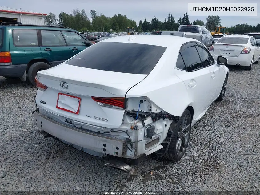 2017 Lexus Is 300 VIN: JTHCM1D20H5023925 Lot: 45521071