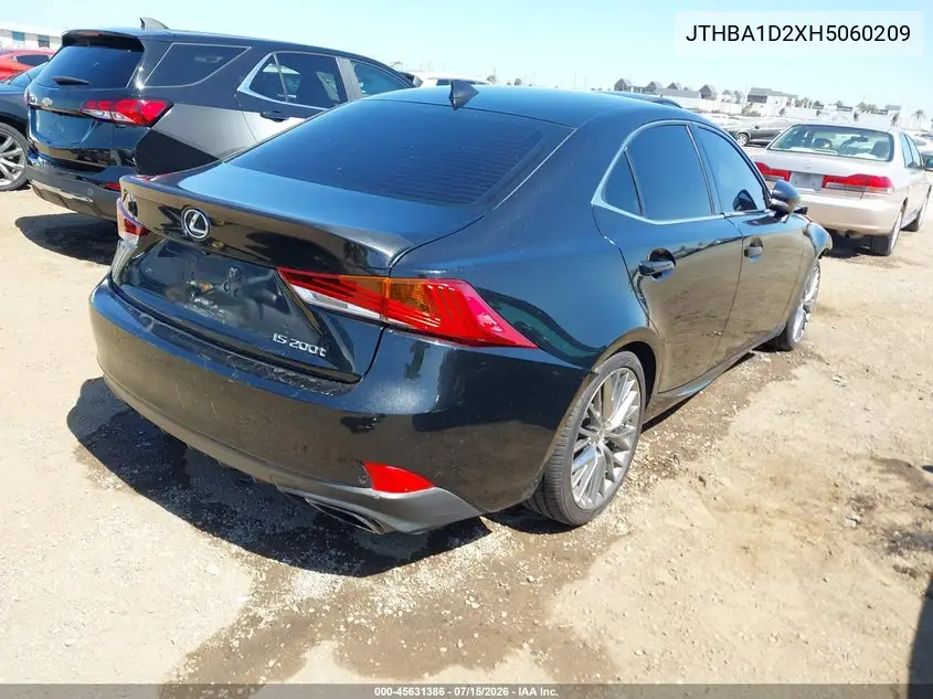 2017 Lexus Is 200T VIN: JTHBA1D2XH5060209 Lot: 45631386