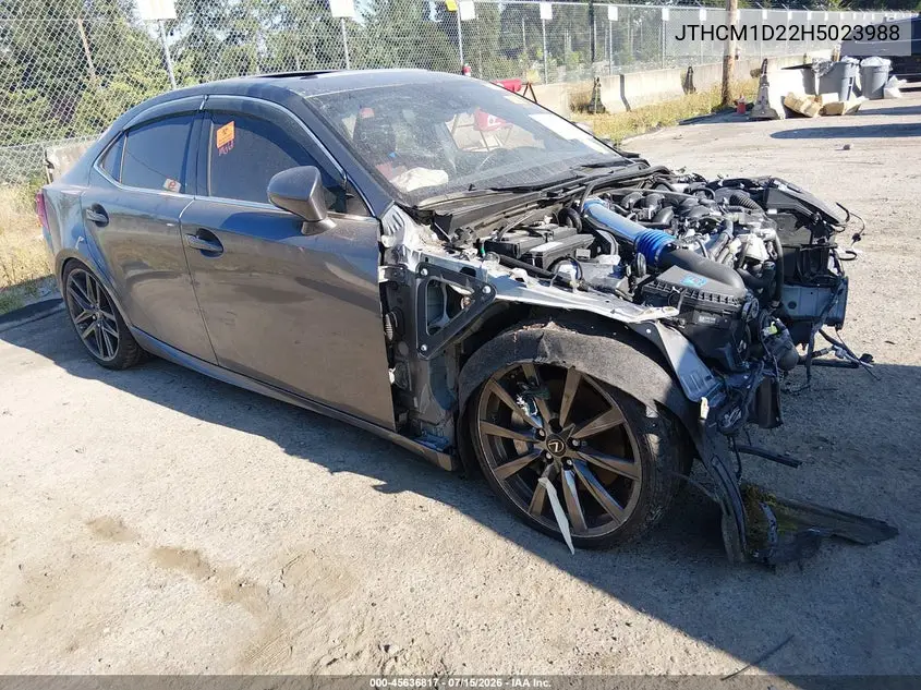 2017 Lexus Is 300 VIN: JTHCM1D22H5023988 Lot: 45636817