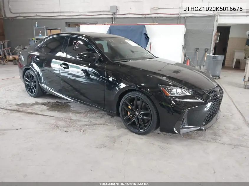 2019 Lexus Is 350 VIN: JTHCZ1D20K5016675 Lot: 45616478