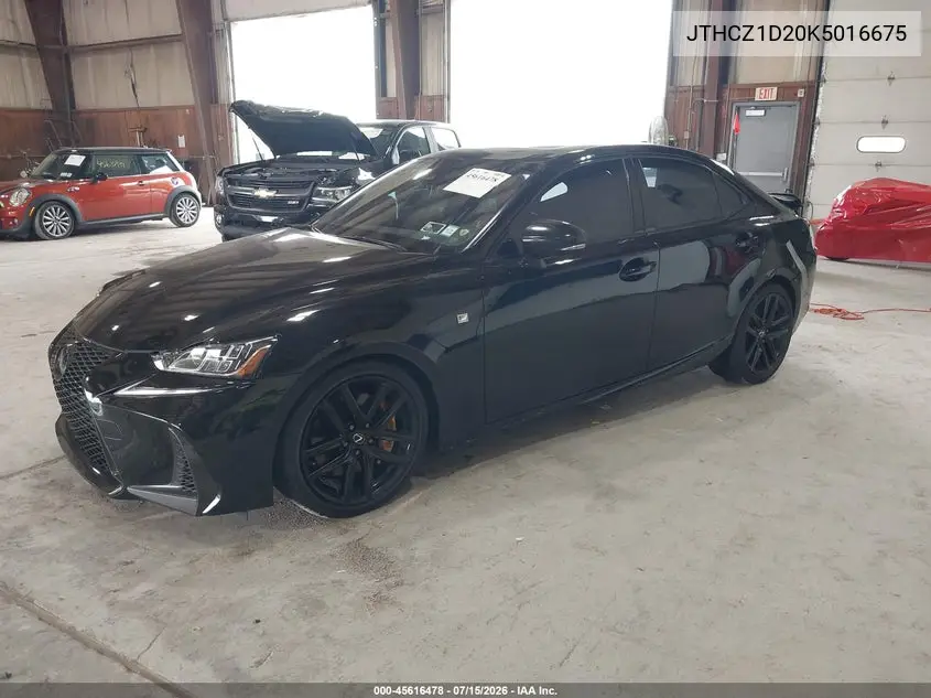 2019 Lexus Is 350 VIN: JTHCZ1D20K5016675 Lot: 45616478