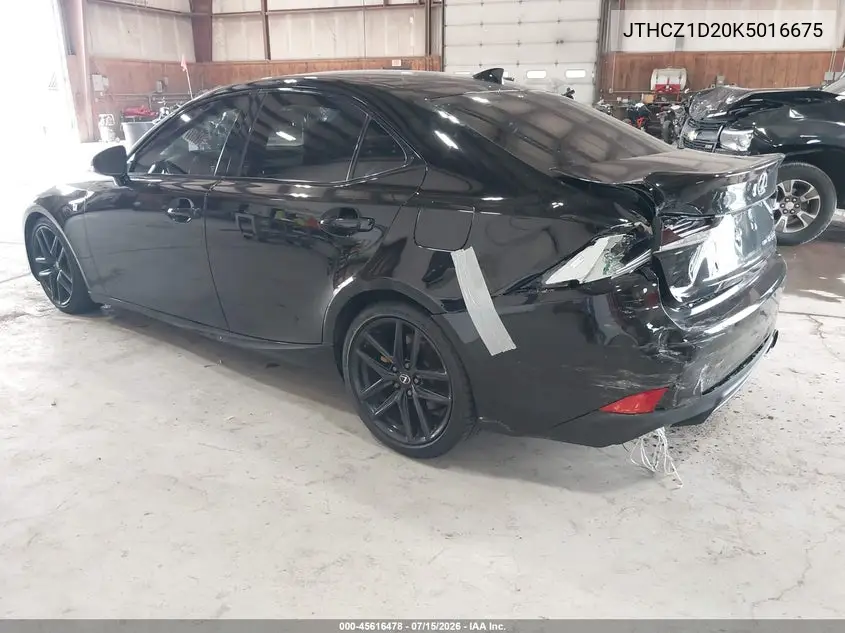 2019 Lexus Is 350 VIN: JTHCZ1D20K5016675 Lot: 45616478