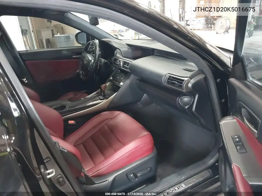 2019 Lexus Is 350 VIN: JTHCZ1D20K5016675 Lot: 45616478