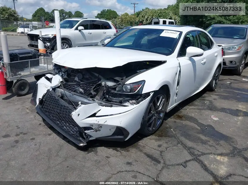 2019 Lexus Is 300 VIN: JTHBA1D24K5087333 Lot: 45620842