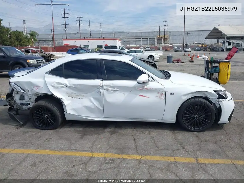 2020 Lexus Is 350 VIN: JTHGZ1B22L5036979 Lot: 45671919