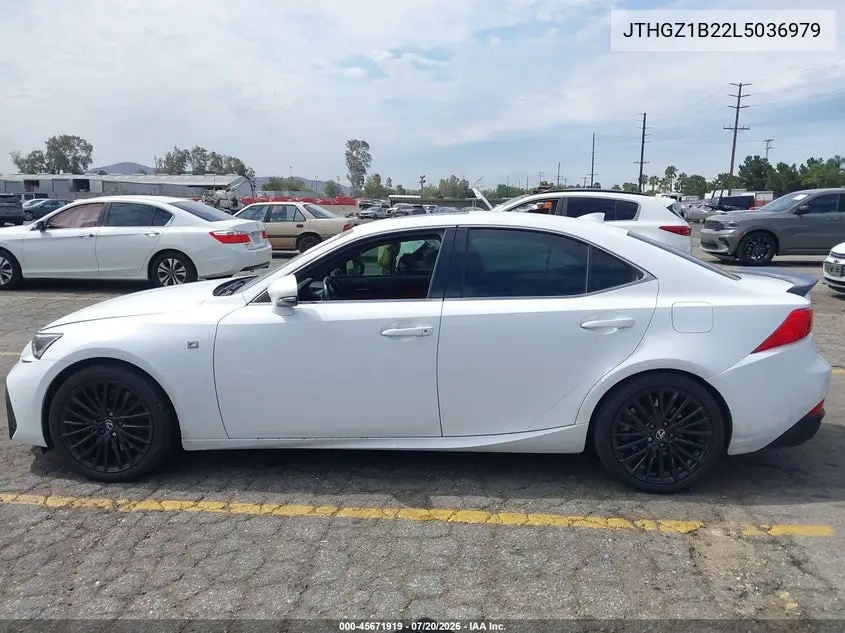 2020 Lexus Is 350 VIN: JTHGZ1B22L5036979 Lot: 45671919
