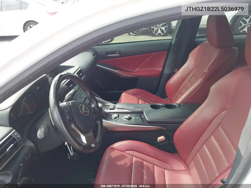 2020 Lexus Is 350 VIN: JTHGZ1B22L5036979 Lot: 45671919
