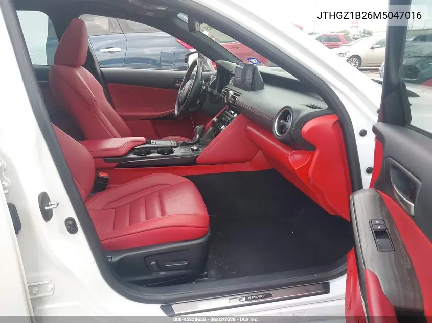 JTHGZ1B26M5047016 2021 Lexus Is 350 F Sport
