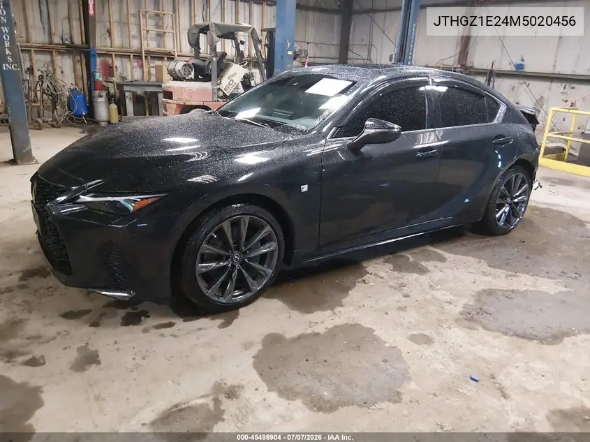 2021 Lexus Is 350 F Sport VIN: JTHGZ1E24M5020456 Lot: 45486904