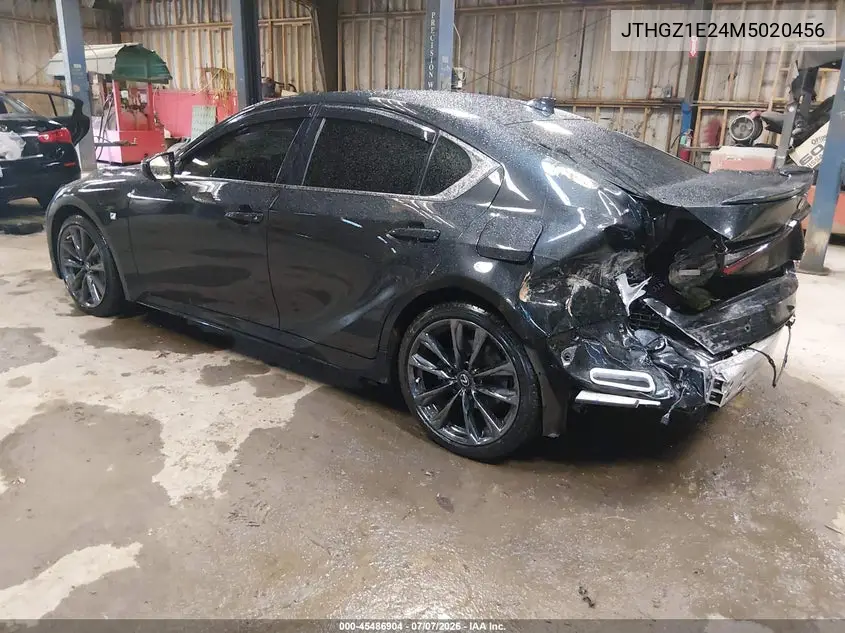2021 Lexus Is 350 F Sport VIN: JTHGZ1E24M5020456 Lot: 45486904