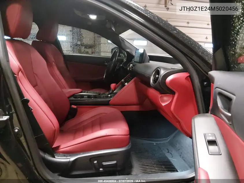 2021 Lexus Is 350 F Sport VIN: JTHGZ1E24M5020456 Lot: 45486904