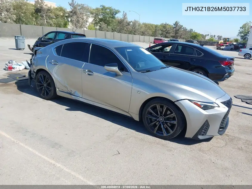 2021 Lexus Is 350 F Sport VIN: JTHGZ1B26M5037733 Lot: 45556918